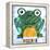 Ribbit the Frog-Design Turnpike-Framed Premier Image Canvas