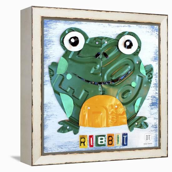 Ribbit the Frog-Design Turnpike-Framed Premier Image Canvas