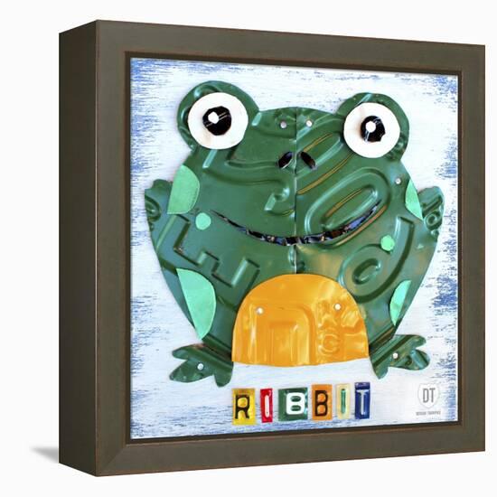 Ribbit the Frog-Design Turnpike-Framed Premier Image Canvas