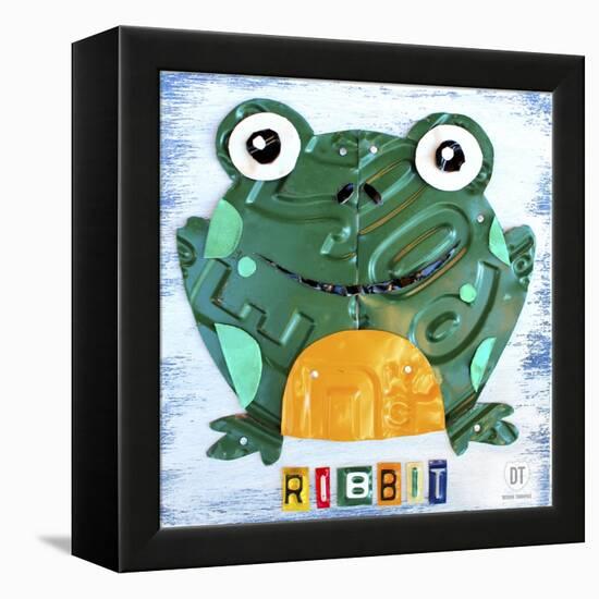 Ribbit the Frog-Design Turnpike-Framed Premier Image Canvas