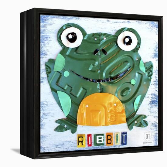 Ribbit the Frog-Design Turnpike-Framed Premier Image Canvas