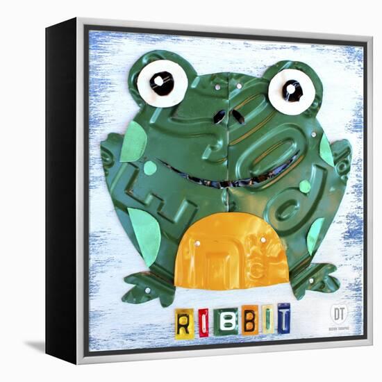 Ribbit the Frog-Design Turnpike-Framed Premier Image Canvas