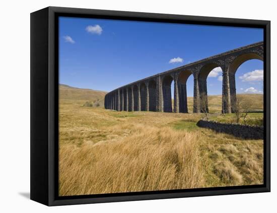 Ribblehead Railway Viaduct on Settle to Carlisle Rail Route, Yorkshire Dales National Park, England-Neale Clark-Framed Premier Image Canvas