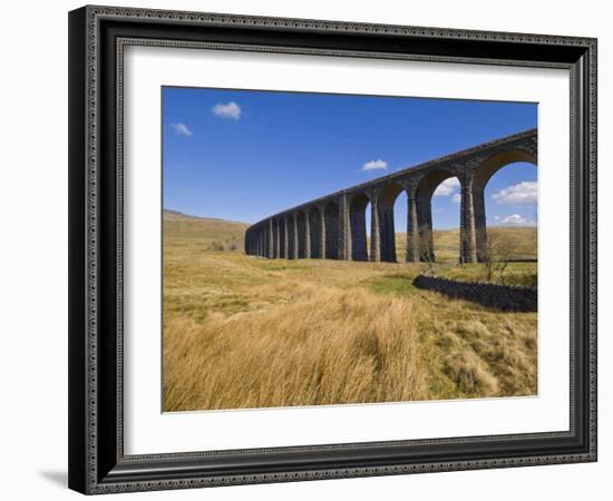 Ribblehead Railway Viaduct on Settle to Carlisle Rail Route, Yorkshire Dales National Park, England-Neale Clark-Framed Photographic Print