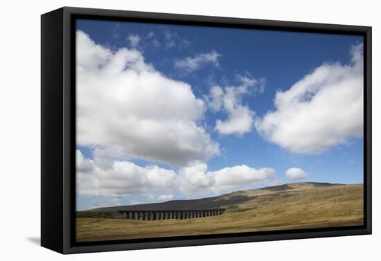 Ribblehead Viaduct, Ingleton, Yorkshire Dales National Park, Yorkshire, England, United Kingdom, Eu-Ann and Steve Toon-Framed Premier Image Canvas