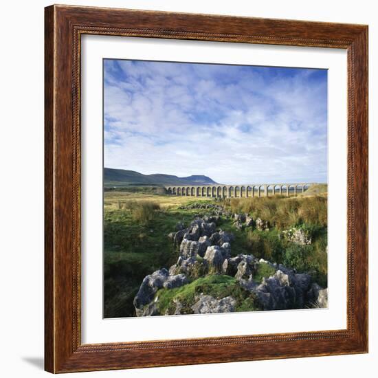 Ribblehead Viaduct Yorkshire, England.-Joe Cornish-Framed Photo