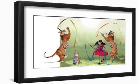 Ribbon Dance-Nancy Tillman-Framed Premium Giclee Print