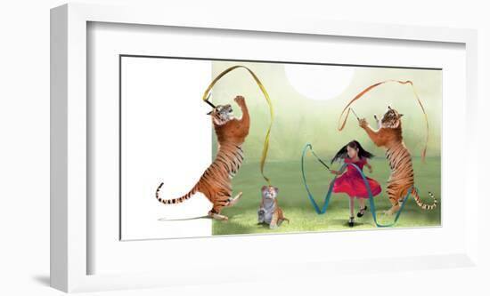 Ribbon Dance-Nancy Tillman-Framed Premium Giclee Print