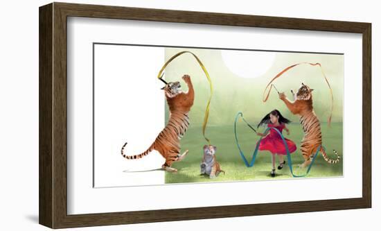 Ribbon Dance-Nancy Tillman-Framed Art Print