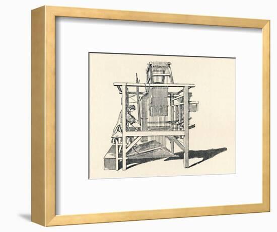 'Ribbon Weaver at His Loom', 1747, (1904)-Unknown-Framed Giclee Print