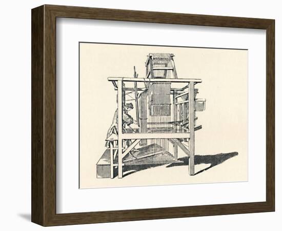 'Ribbon Weaver at His Loom', 1747, (1904)-Unknown-Framed Giclee Print