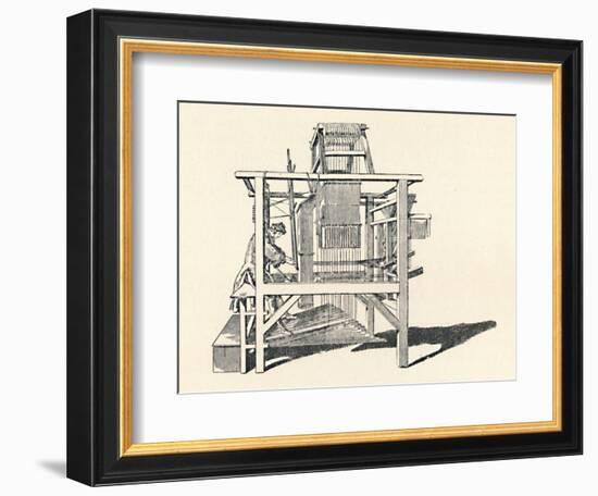 'Ribbon Weaver at His Loom', 1747, (1904)-Unknown-Framed Giclee Print