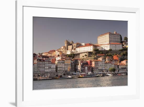 Ribeira District, UNESCO World Heritage Site, Se Cathedral, Palace of the Bishop, Porto (Oporto), P-Markus Lange-Framed Photographic Print