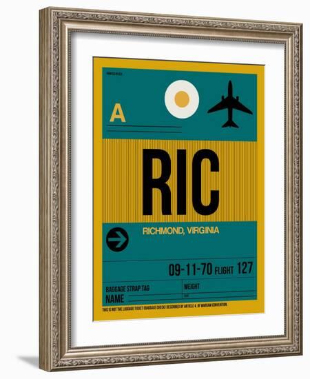 RIC Richmond Luggage Tag I-NaxArt-Framed Art Print