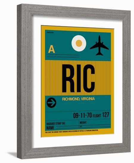 RIC Richmond Luggage Tag I-NaxArt-Framed Art Print