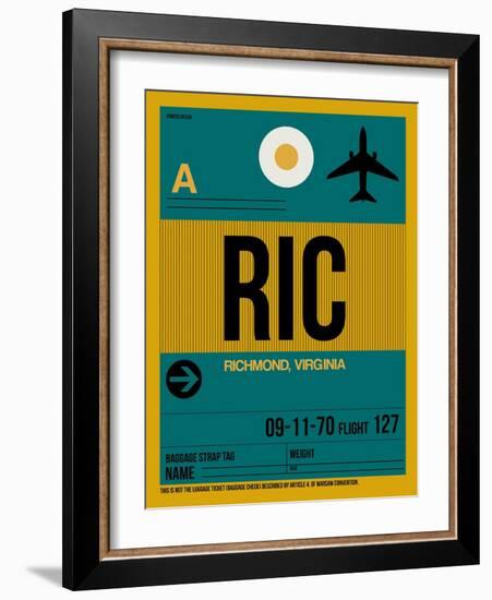 RIC Richmond Luggage Tag I-NaxArt-Framed Art Print