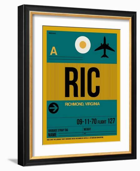 RIC Richmond Luggage Tag I-NaxArt-Framed Art Print