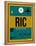 RIC Richmond Luggage Tag I-NaxArt-Framed Stretched Canvas