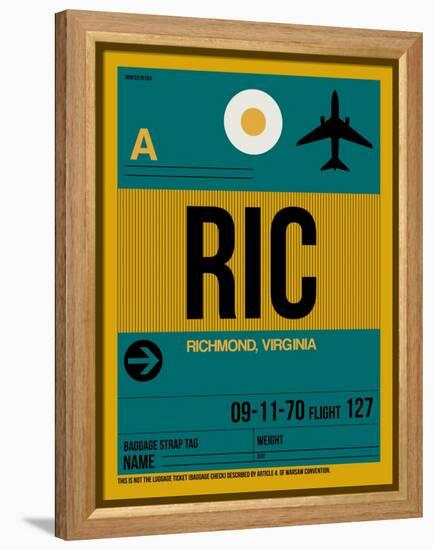 RIC Richmond Luggage Tag I-NaxArt-Framed Stretched Canvas