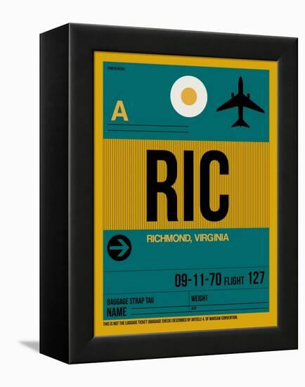 RIC Richmond Luggage Tag I-NaxArt-Framed Stretched Canvas