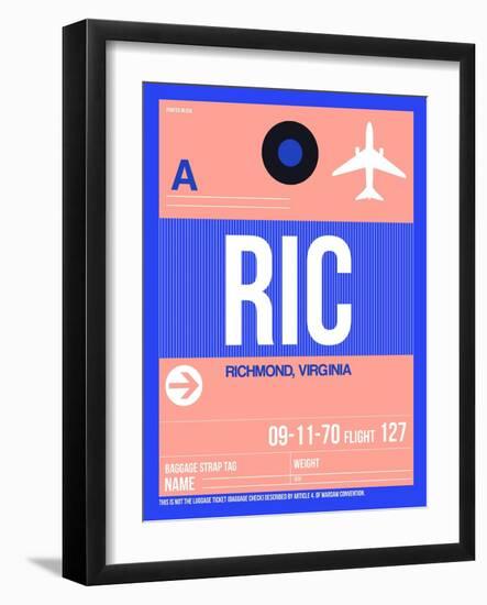 RIC Richmond Luggage Tag II-NaxArt-Framed Art Print