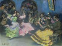 Spanish Gypsy Dancers, 1898-Ricardo Canals y Llambi-Framed Giclee Print