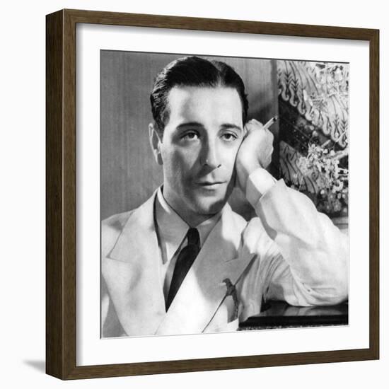 Ricardo Cortez, Austrian Born Film Actor, 1934-1935-null-Framed Giclee Print