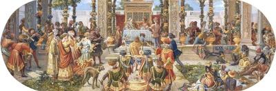 A Florentine Festival: Bringing the Left-Overs to the Animals and Table of the Poor-Ricciardo Meacci-Framed Giclee Print