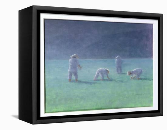 Rice Farmers-Lincoln Seligman-Framed Premier Image Canvas