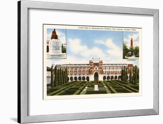 Rice Institute, Houston, Texas-null-Framed Art Print