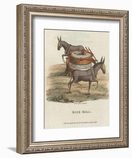 Rice Mill, 1813--Framed Giclee Print