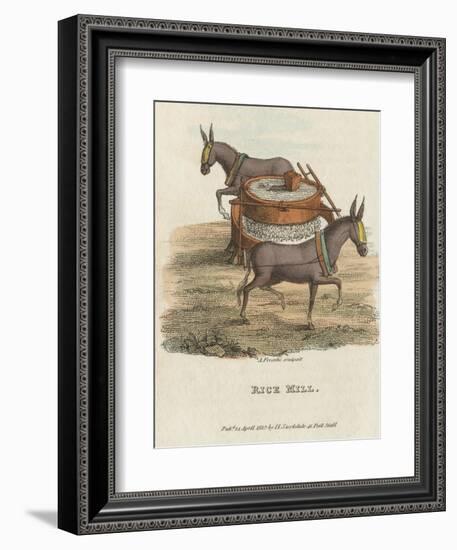 Rice Mill, 1813--Framed Giclee Print