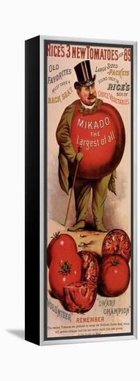 Rice's Tomato Seeds, Mikado, c.1889-null-Framed Premier Image Canvas