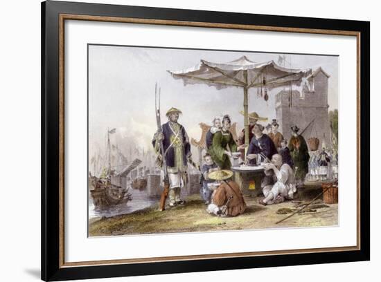 Rice Sellers-Thomas Allom-Framed Art Print