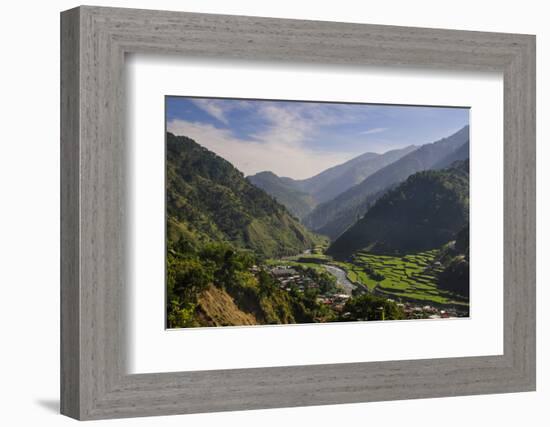 Rice Terraces from Bontoc to Banaue, Luzon, Philippines-Michael Runkel-Framed Photographic Print