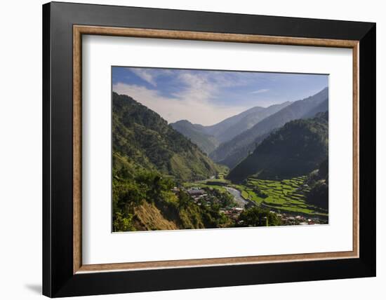 Rice Terraces from Bontoc to Banaue, Luzon, Philippines-Michael Runkel-Framed Photographic Print