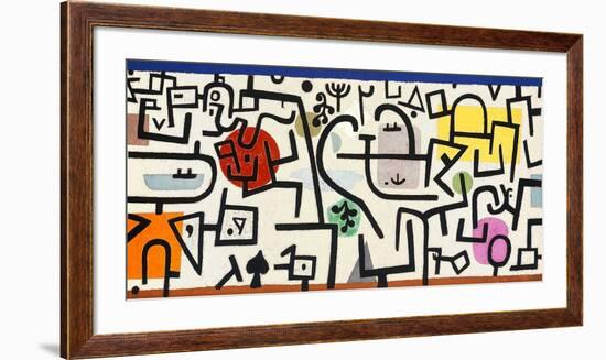 Rich Harbour (detail)-Paul Klee-Framed Giclee Print