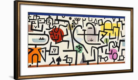 Rich Harbour (detail)-Paul Klee-Framed Giclee Print