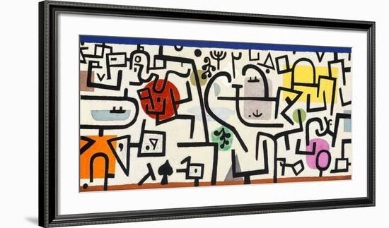 Rich Harbour (detail)-Paul Klee-Framed Giclee Print