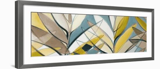 Rich Palm Abstract Panel-Lanie Loreth-Framed Art Print