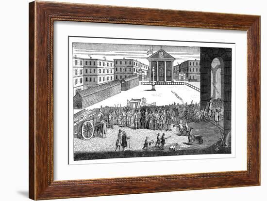 Rich's Glory: or His Triumphant Entry in Covent Garden, 1732-William Hogarth-Framed Giclee Print