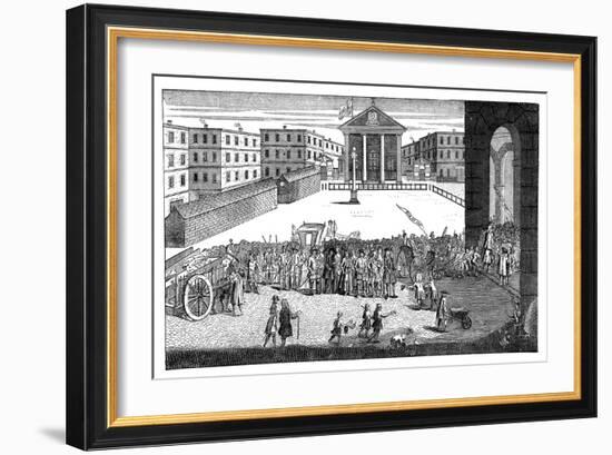 Rich's Glory: or His Triumphant Entry in Covent Garden, 1732-William Hogarth-Framed Giclee Print