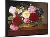 Rich Still Life of Flowers-Mathias Grove-Mounted Giclee Print