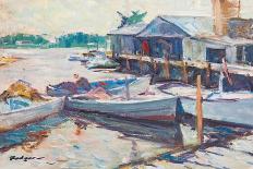 Boat Line-Richard A. Rodgers-Art Print