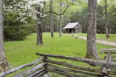 John Oliver Cabin in Spring, Cades Cove Area, Great Smoky Mountains National Park, Tennessee-Richard and Susan Day-Photographic Print