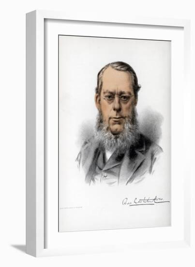 Richard Assheton Cross, 1st Viscount Cross, British Statesman, C1890-Petter & Galpin Cassell-Framed Giclee Print