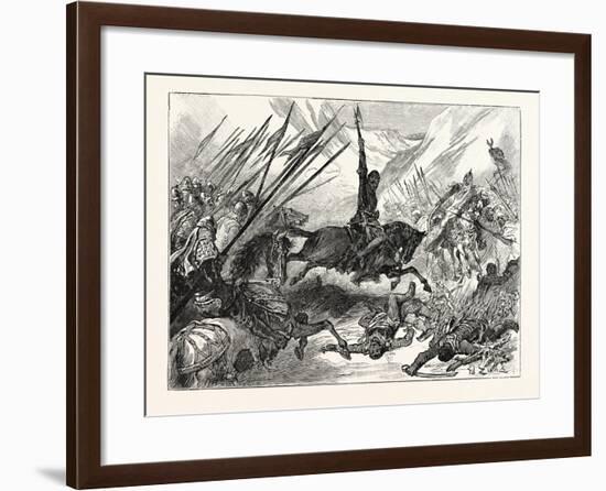 Richard at the Battle of Azotus-null-Framed Giclee Print