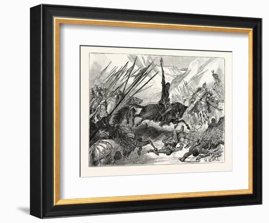 Richard at the Battle of Azotus-null-Framed Giclee Print