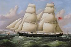 Clipper Barque 'Procymatia' Off Dover-Richard B. Spencer-Mounted Giclee Print