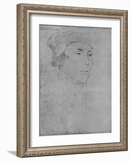 'Richard, Baron Rich', c1532-1543 (1945)-Hans Holbein the Younger-Framed Giclee Print